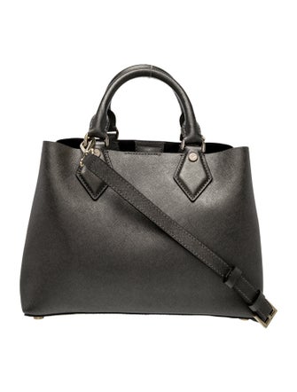 Diane von Furstenberg Saffiano Leather Top Handle Bag