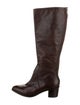 Diane von Furstenberg Leather Riding Boots