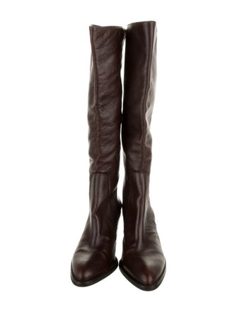 Diane von Furstenberg Leather Riding Boots
