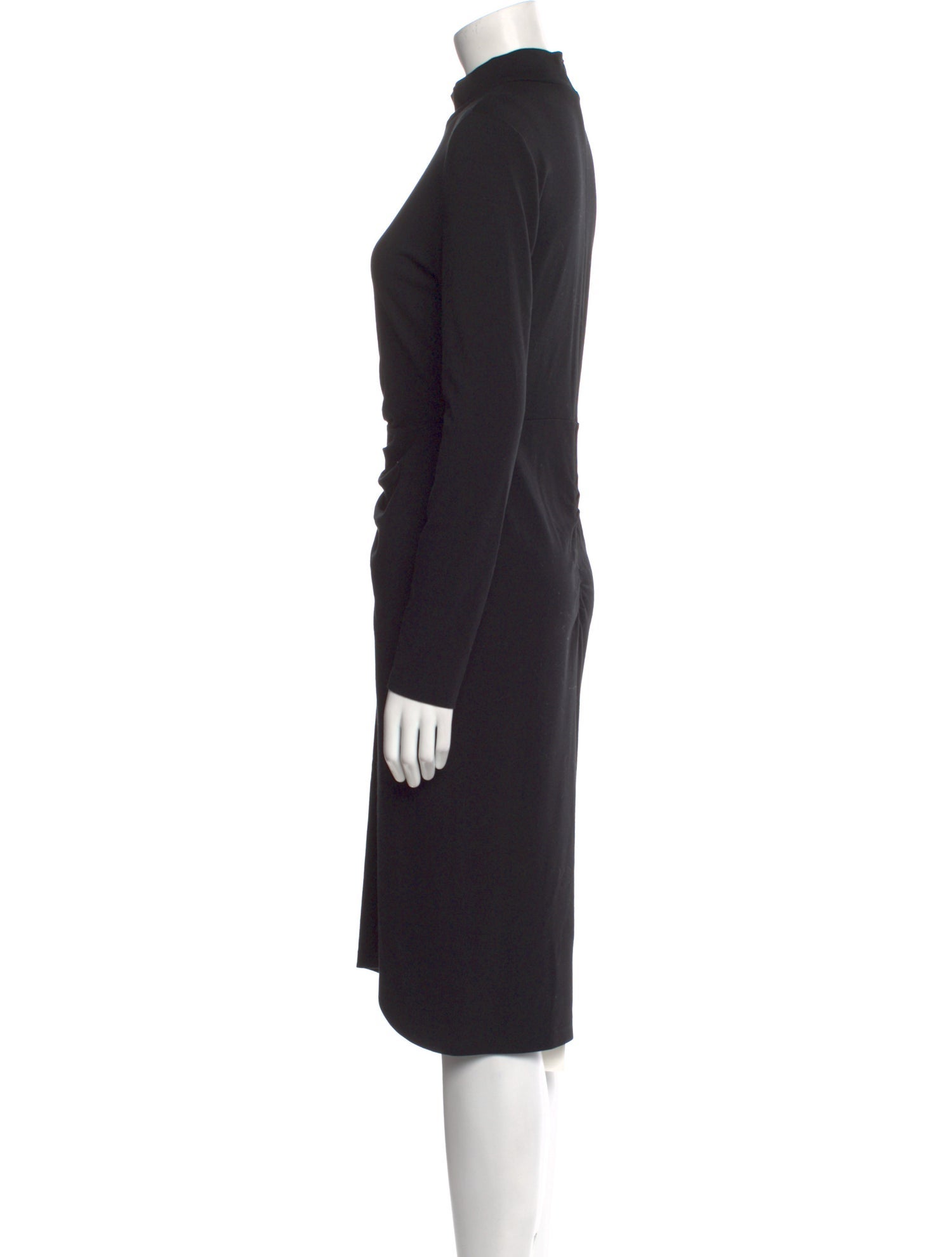 Diane von Furstenberg Mock Neck Midi Length Dress