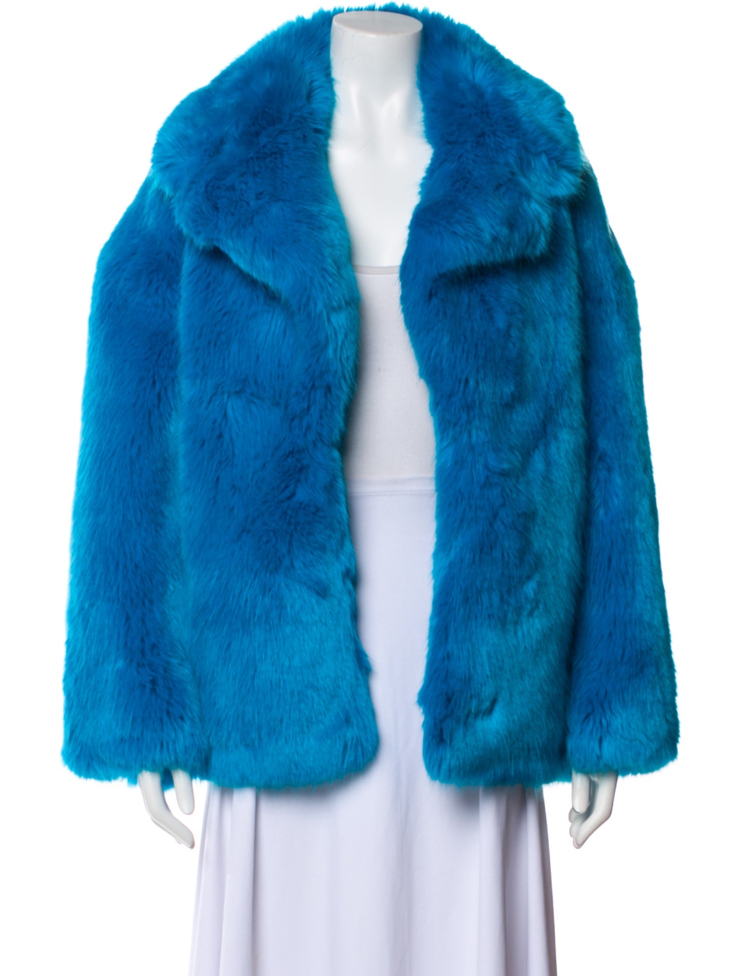 Diane von Furstenberg Faux Fur Faux Fur Jacket