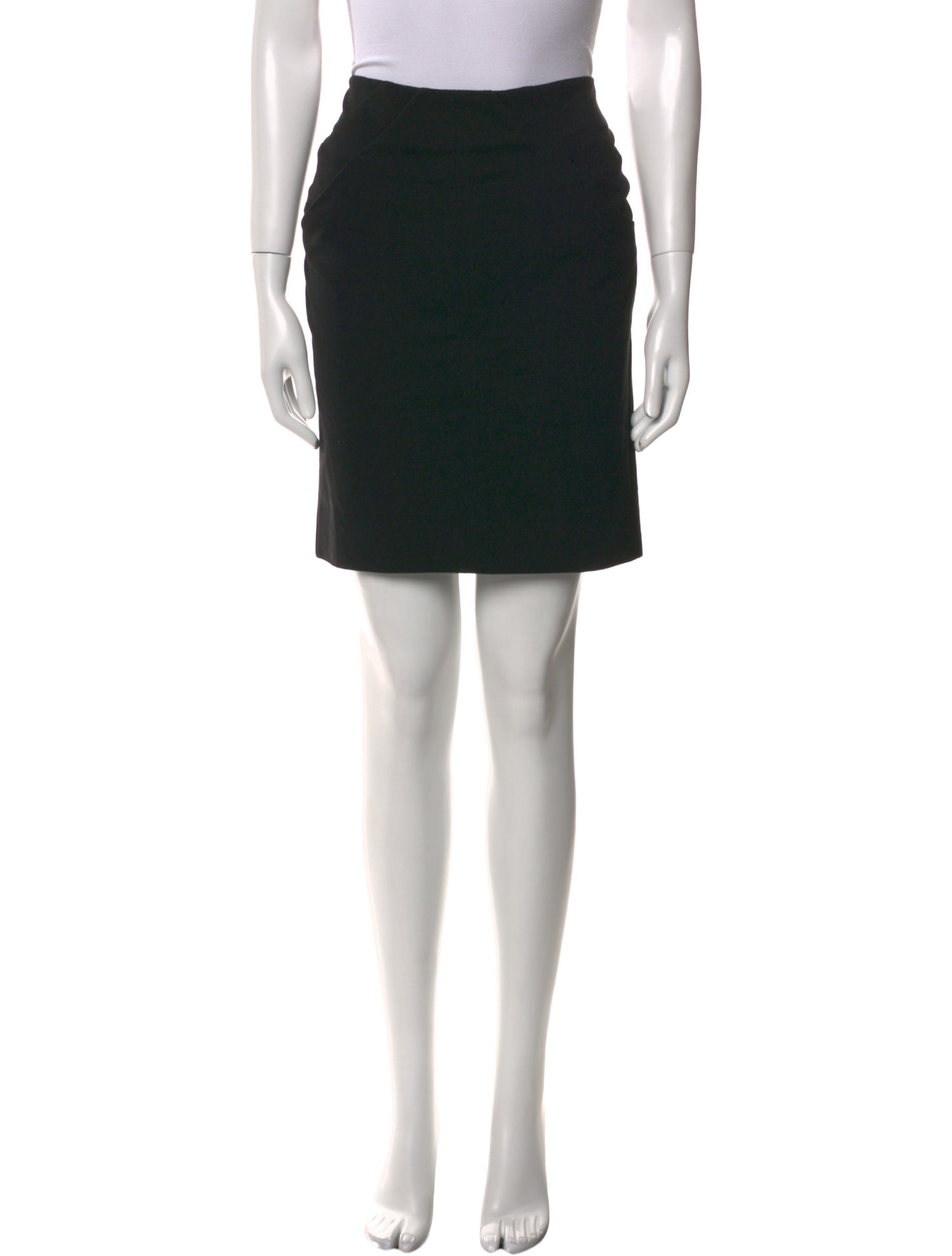 Diane von Furstenberg Pleated Accents Mini Skirt