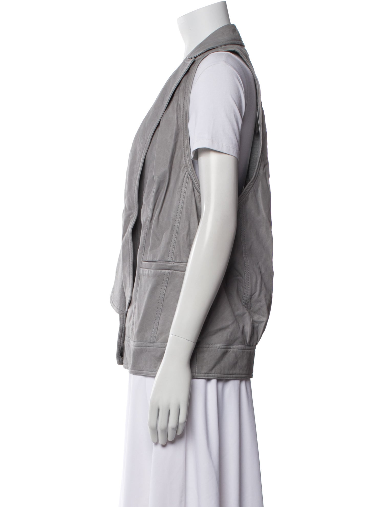 Diane von Furstenberg Leather Vest