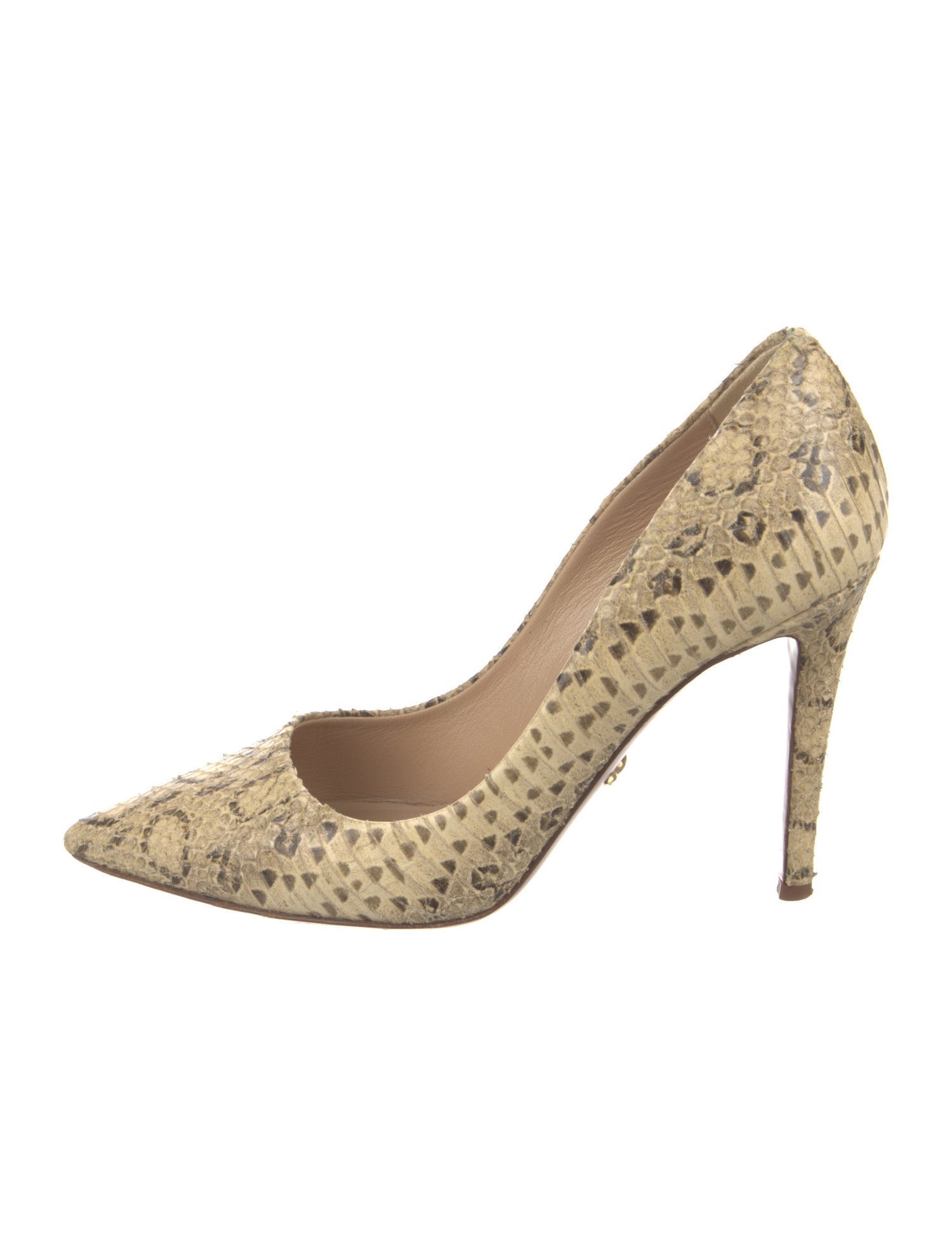 Diane von Furstenberg Leather Animal Print Pumps