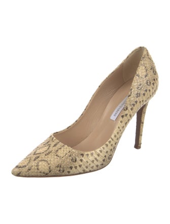 Diane von Furstenberg Leather Animal Print Pumps