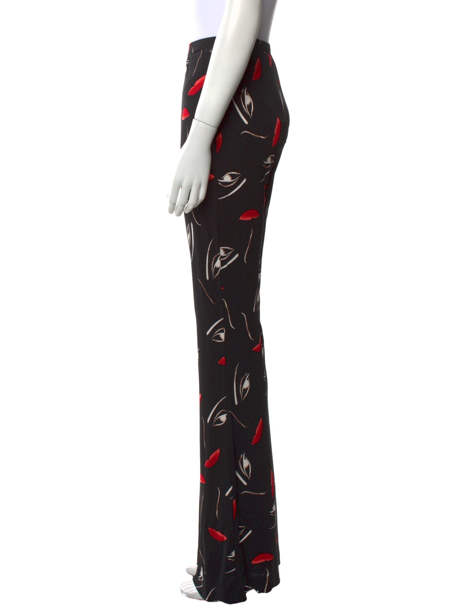 Diane von Furstenberg Printed Wide Leg Pants