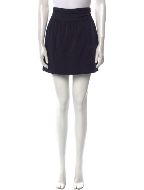 Diane von Furstenberg Pleated Accents Mini Skirt