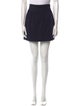 Diane von Furstenberg Pleated Accents Mini Skirt