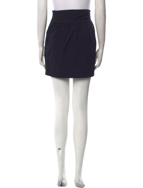Diane von Furstenberg Pleated Accents Mini Skirt