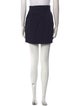 Diane von Furstenberg Pleated Accents Mini Skirt