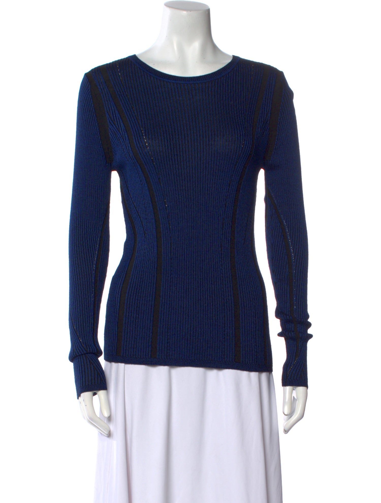 Diane von Furstenberg Merino Wool Scoop Neck Sweater