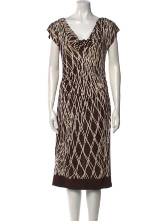 Diane von Furstenberg Silk Knee-Length Dress
