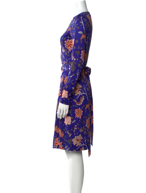 Diane von Furstenberg Floral Print Knee-Length Dress