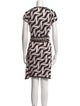 Diane von Furstenberg Printed Knee-Length Dress