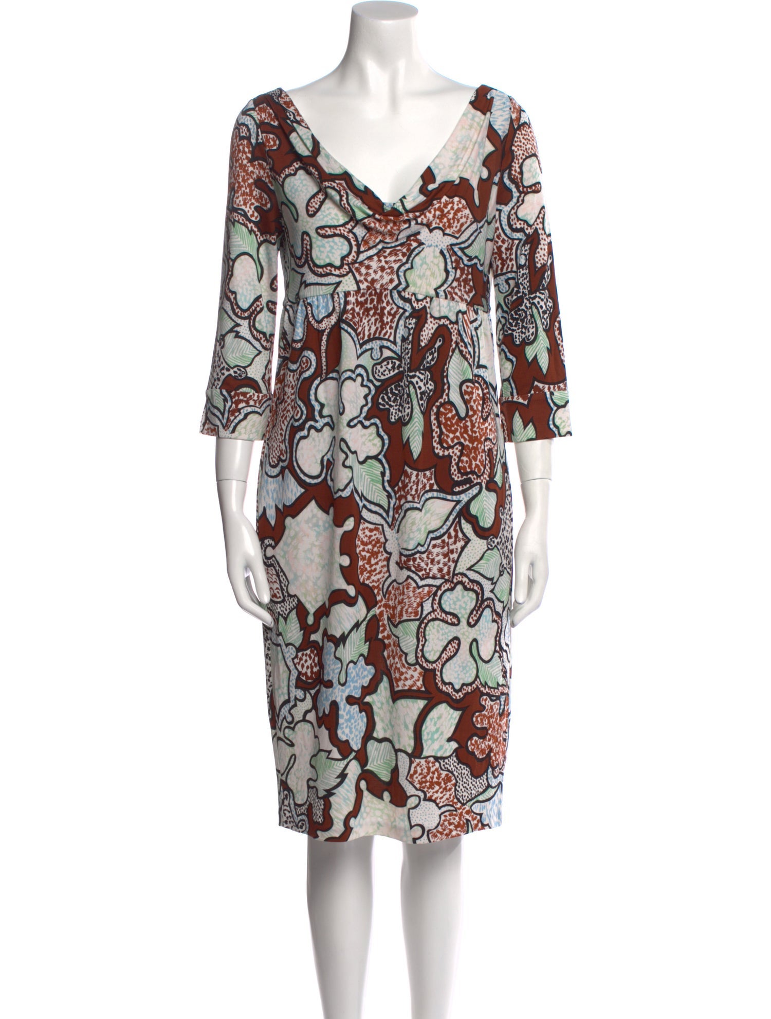 Diane von Furstenberg Silk Knee-Length Dress