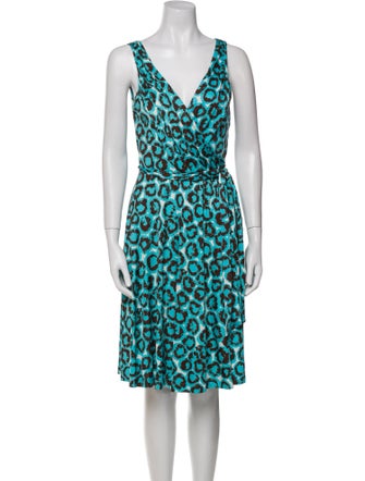 Diane von Furstenberg Silk Knee-Length Dress