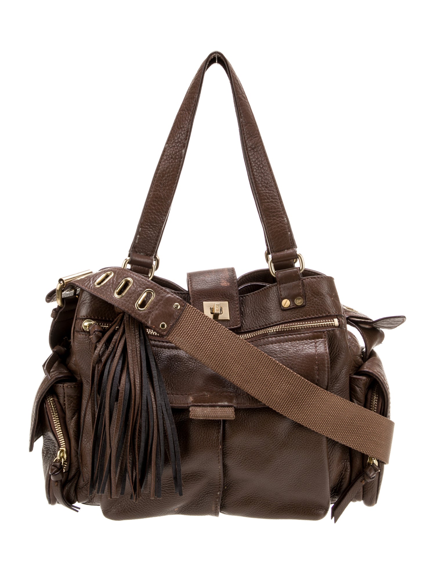 Diane von Furstenberg Leather Top Handle Bag