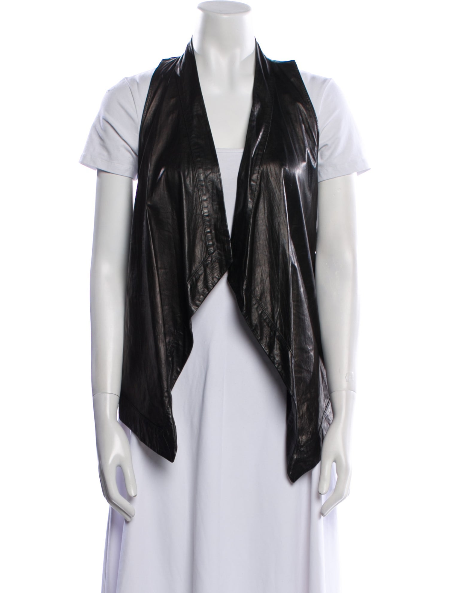 Diane von Furstenberg Lamb Leather Vest