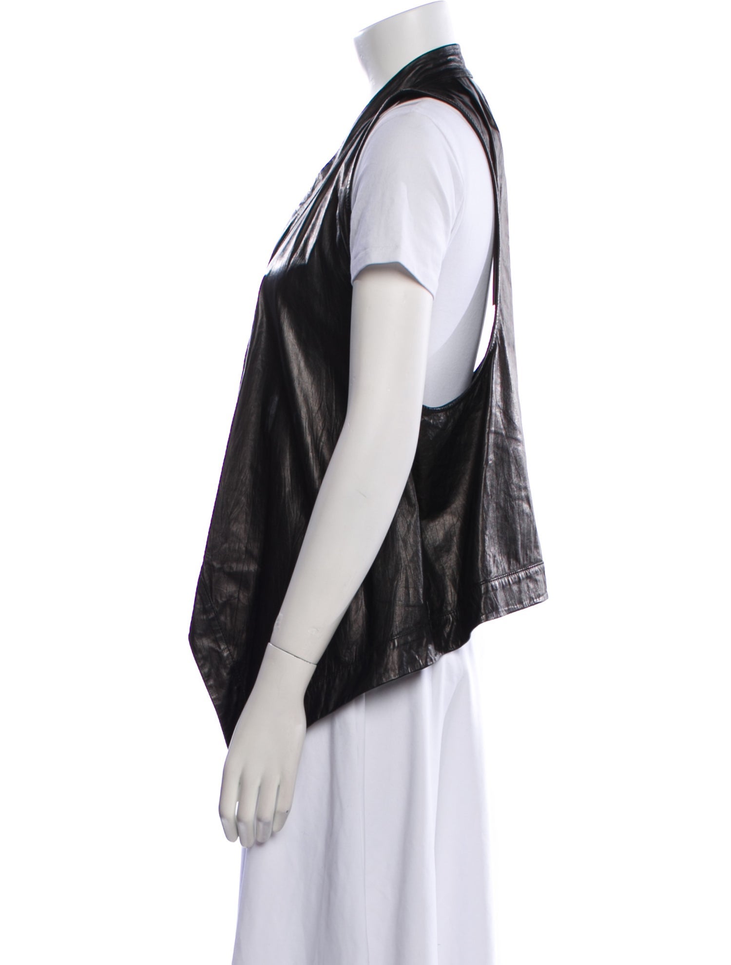 Diane von Furstenberg Lamb Leather Vest