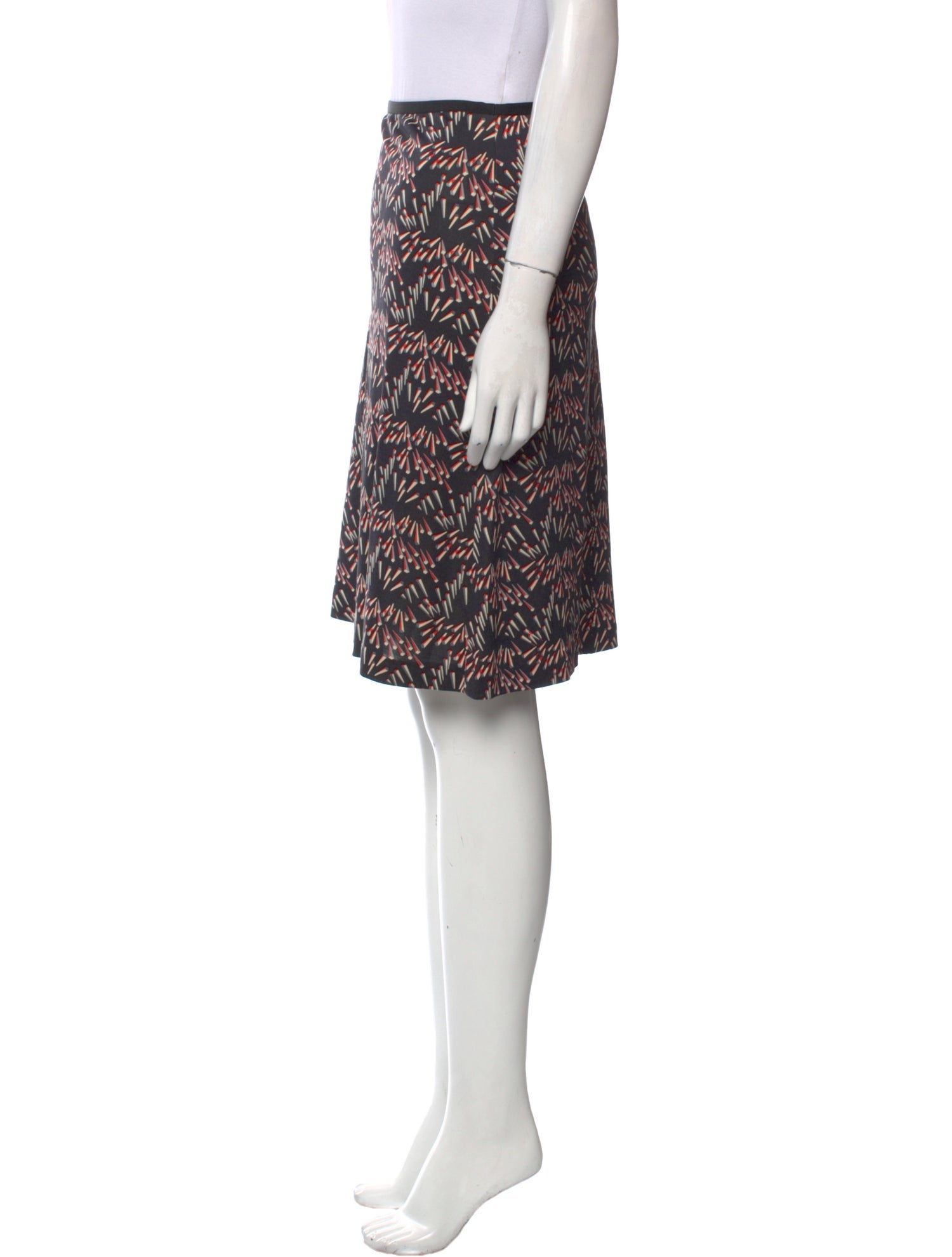 Diane von Furstenberg Silk Knee-Length Skirt