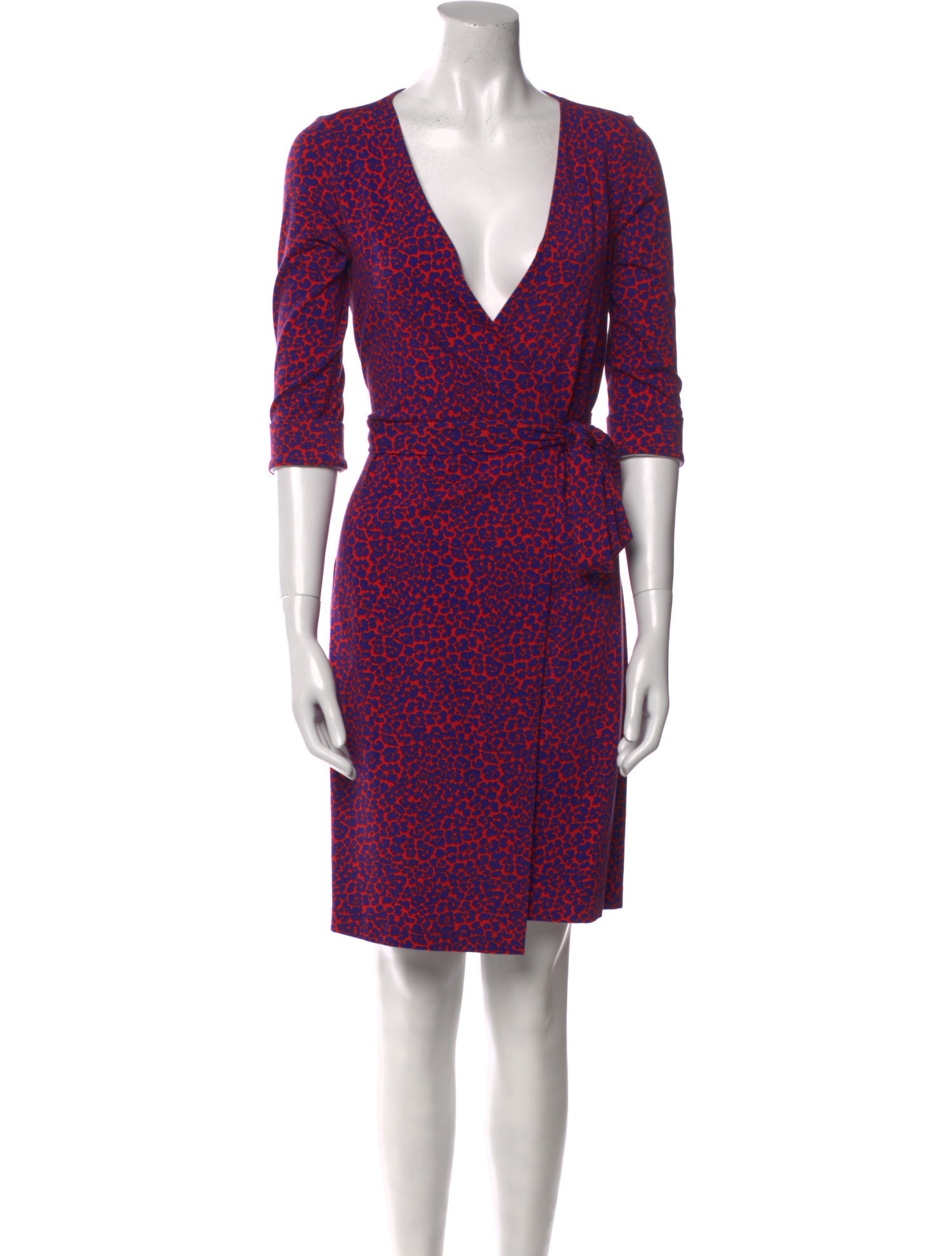 Diane von Furstenberg Printed Knee-Length Dress