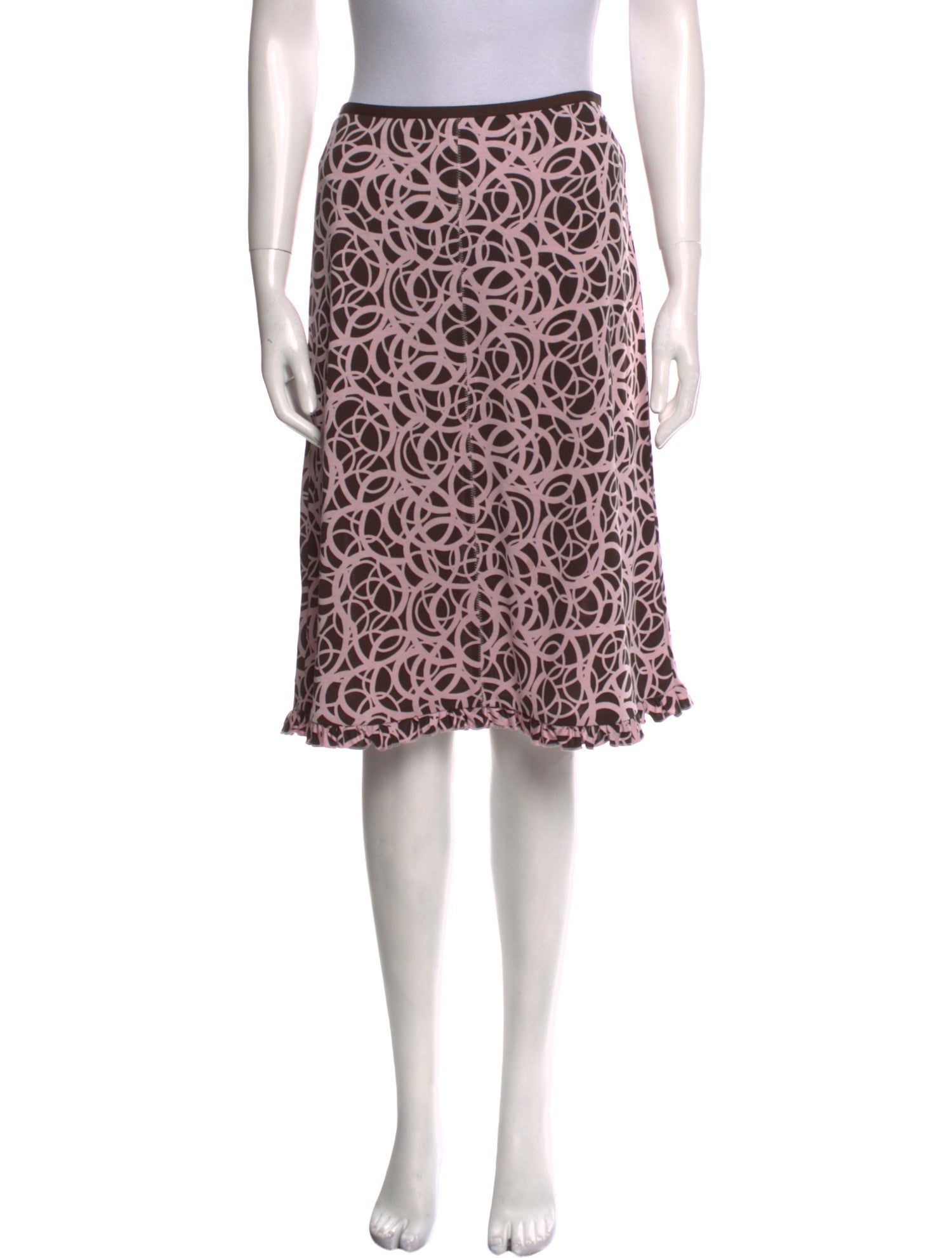 Diane von Furstenberg Silk Knee-Length Skirt