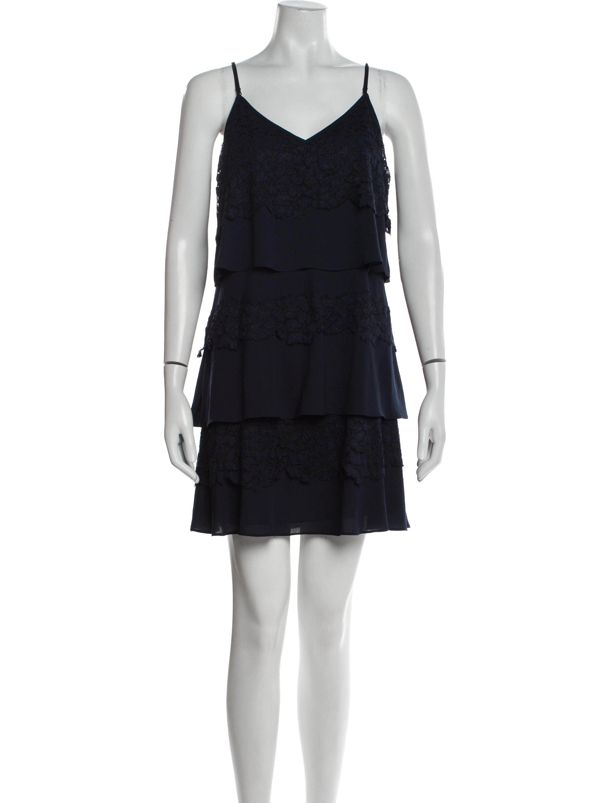 Diane von Furstenberg V-Neck Mini Dress