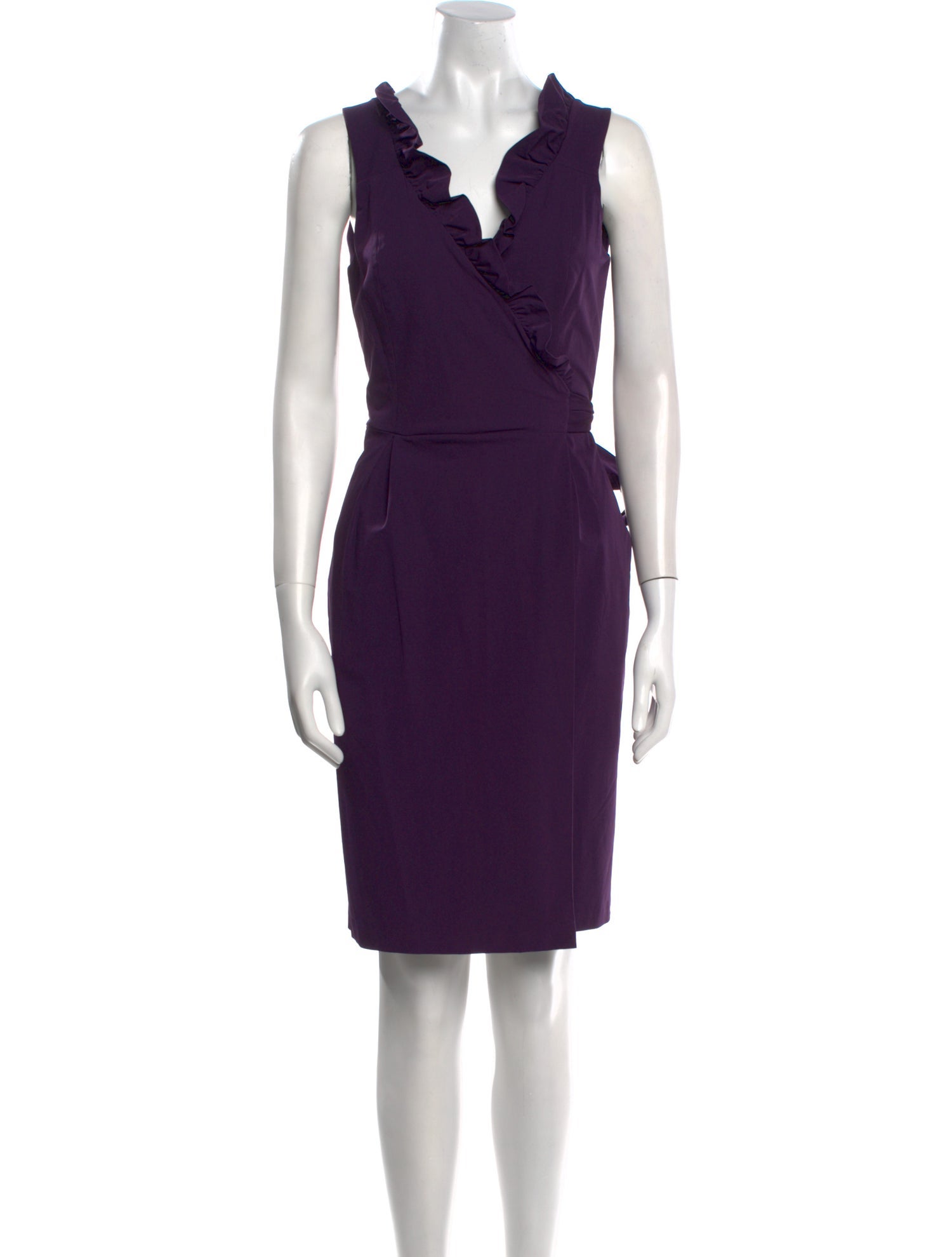 Diane von Furstenberg Cowl Neck Mini Dress