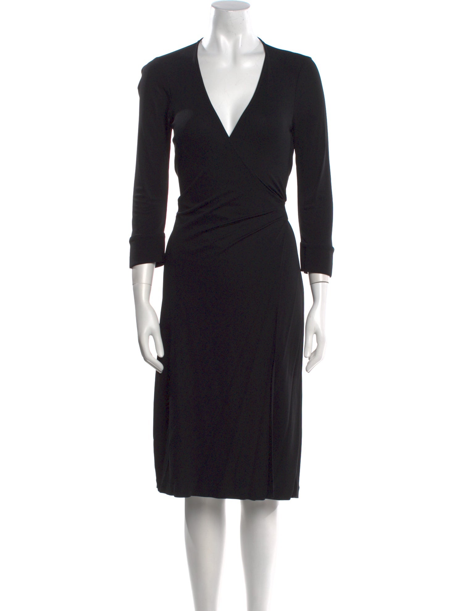 Diane von Furstenberg V-Neck Midi Length Dress