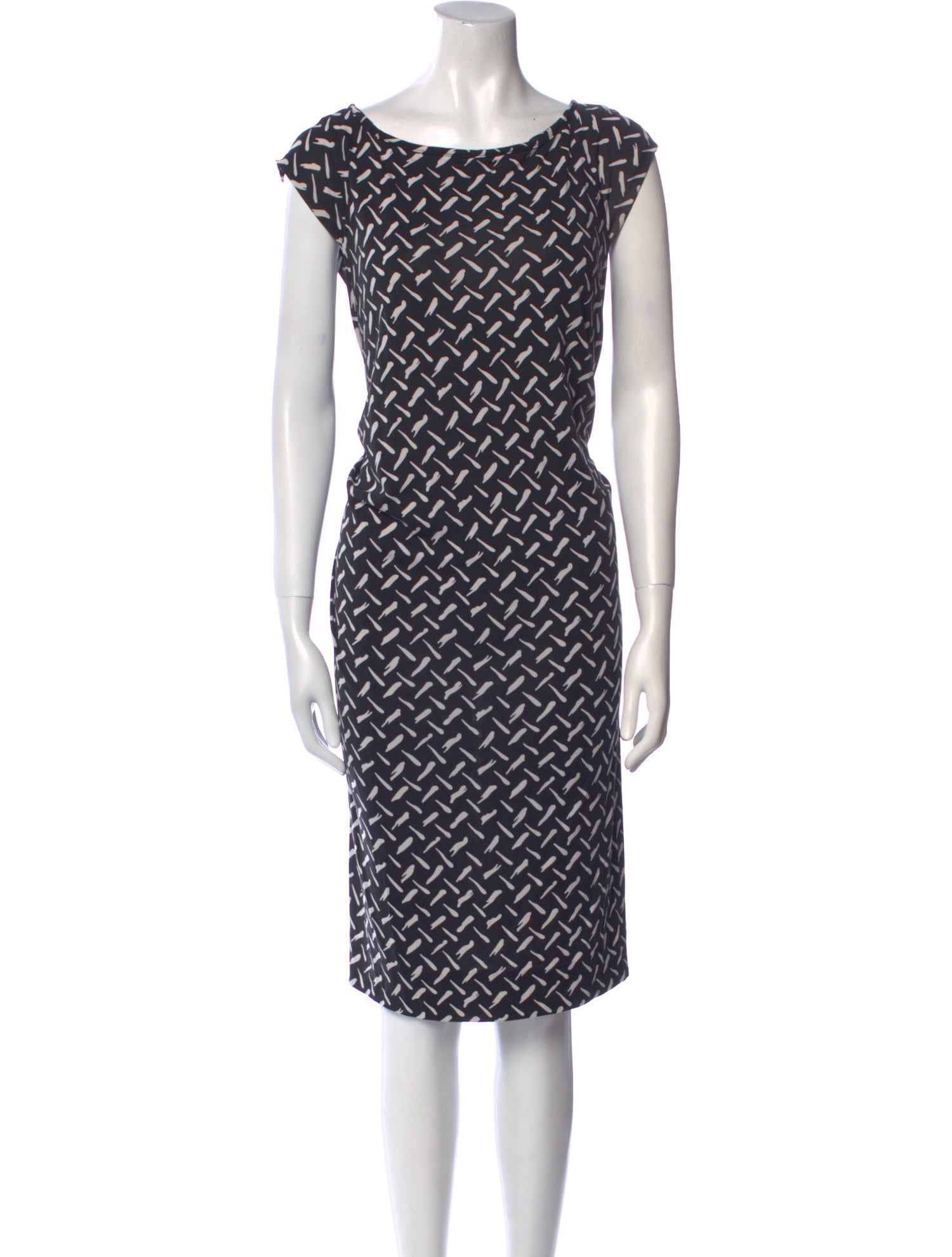Diane von Furstenberg Silk Knee-Length Dress
