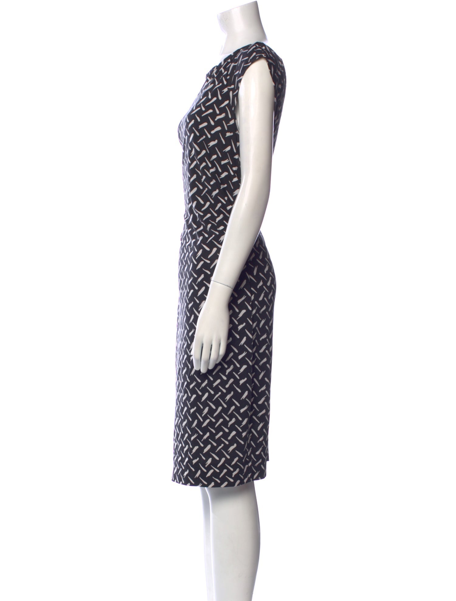Diane von Furstenberg Silk Knee-Length Dress