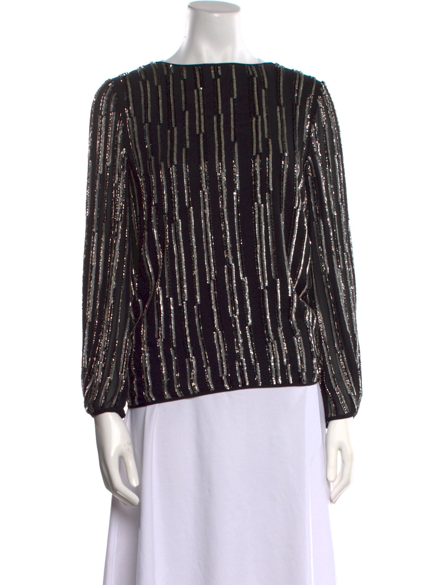 Diane von Furstenberg Silk Striped Blouse