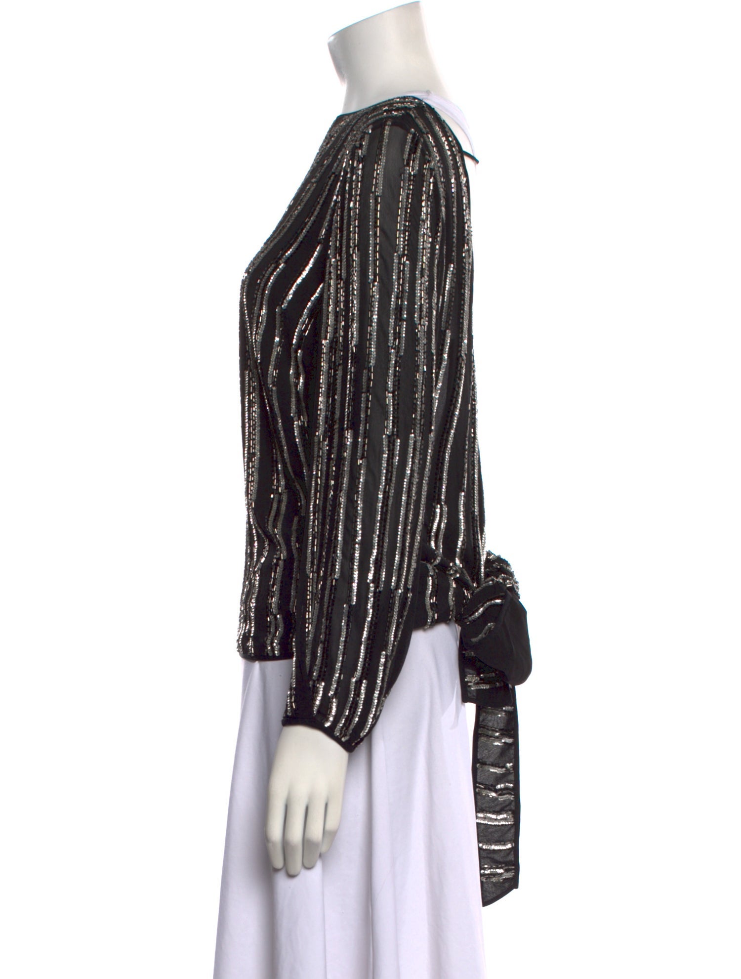 Diane von Furstenberg Silk Striped Blouse