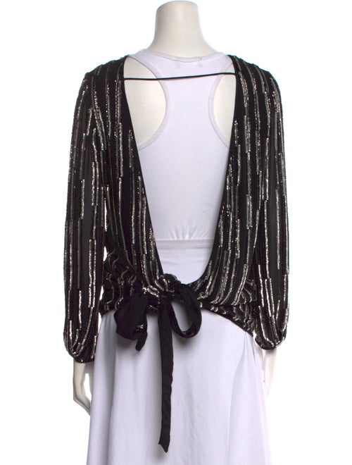 Diane von Furstenberg Silk Striped Blouse