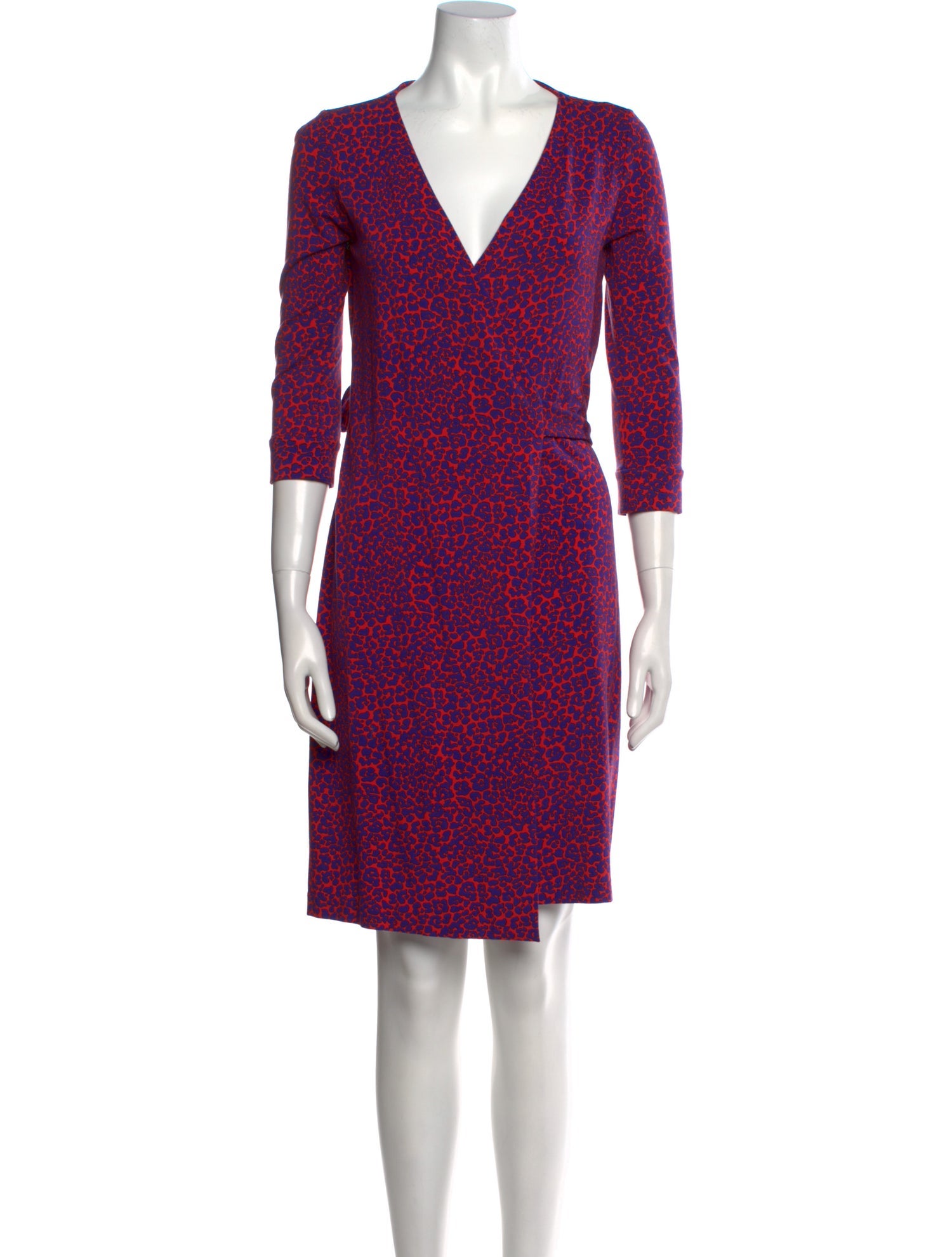 Diane von Furstenberg Printed Knee-Length Dress