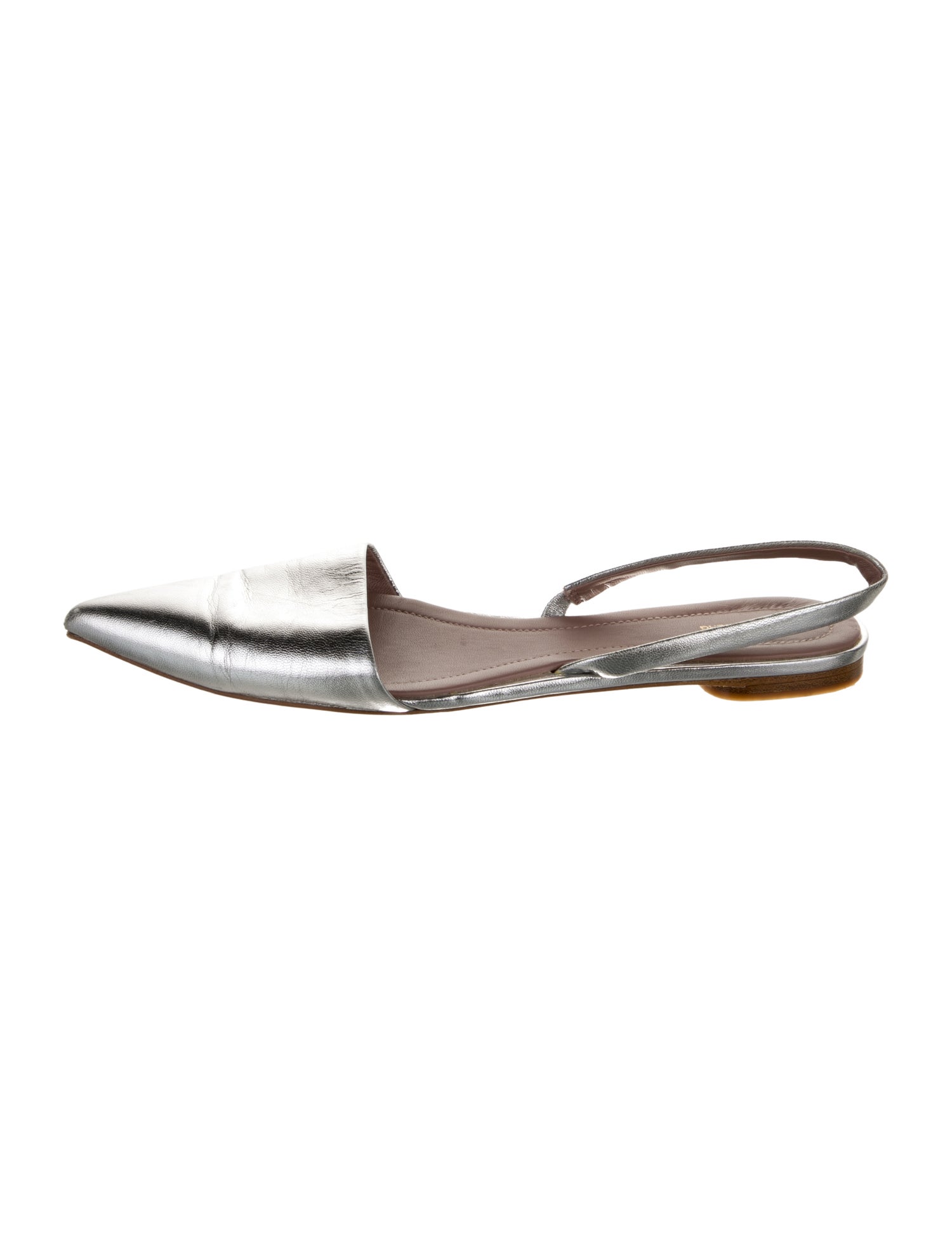 Diane von Furstenberg Leather Slingback Flats
