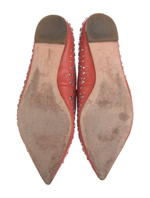 Diane von Furstenberg Leather Ballet Flats