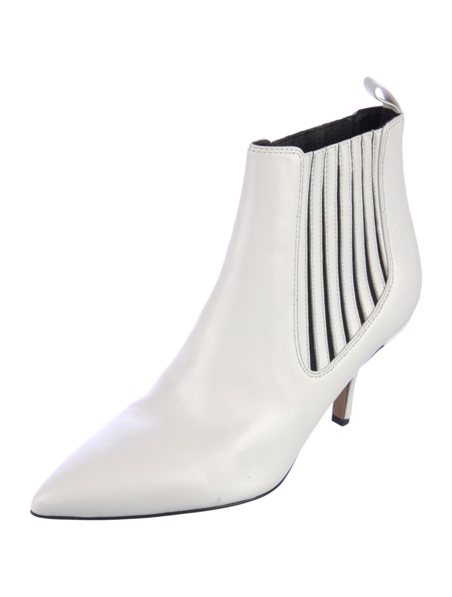 Diane von Furstenberg Leather Sock Boots