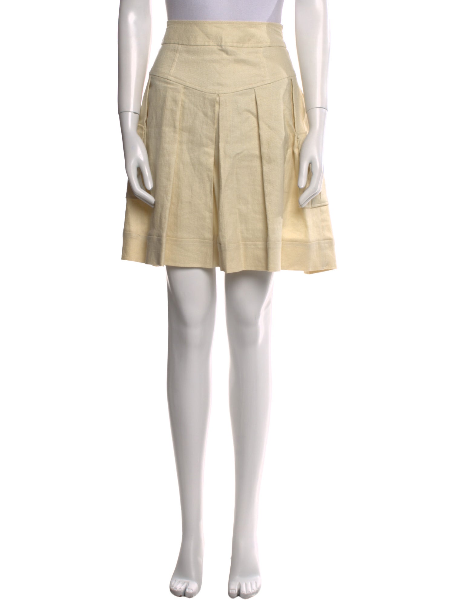 Diane von Furstenberg Linen Knee-Length Skirt