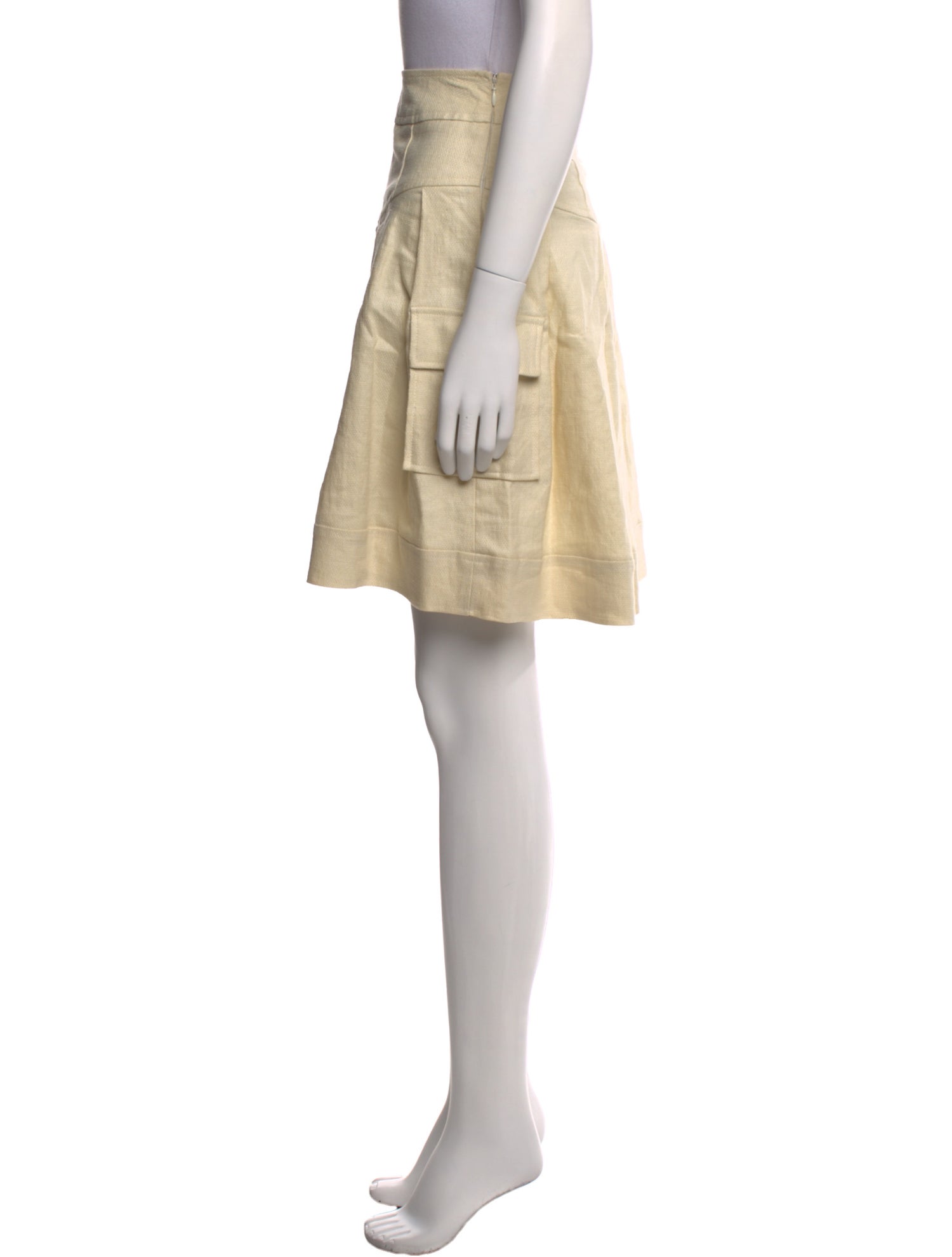 Diane von Furstenberg Linen Knee-Length Skirt