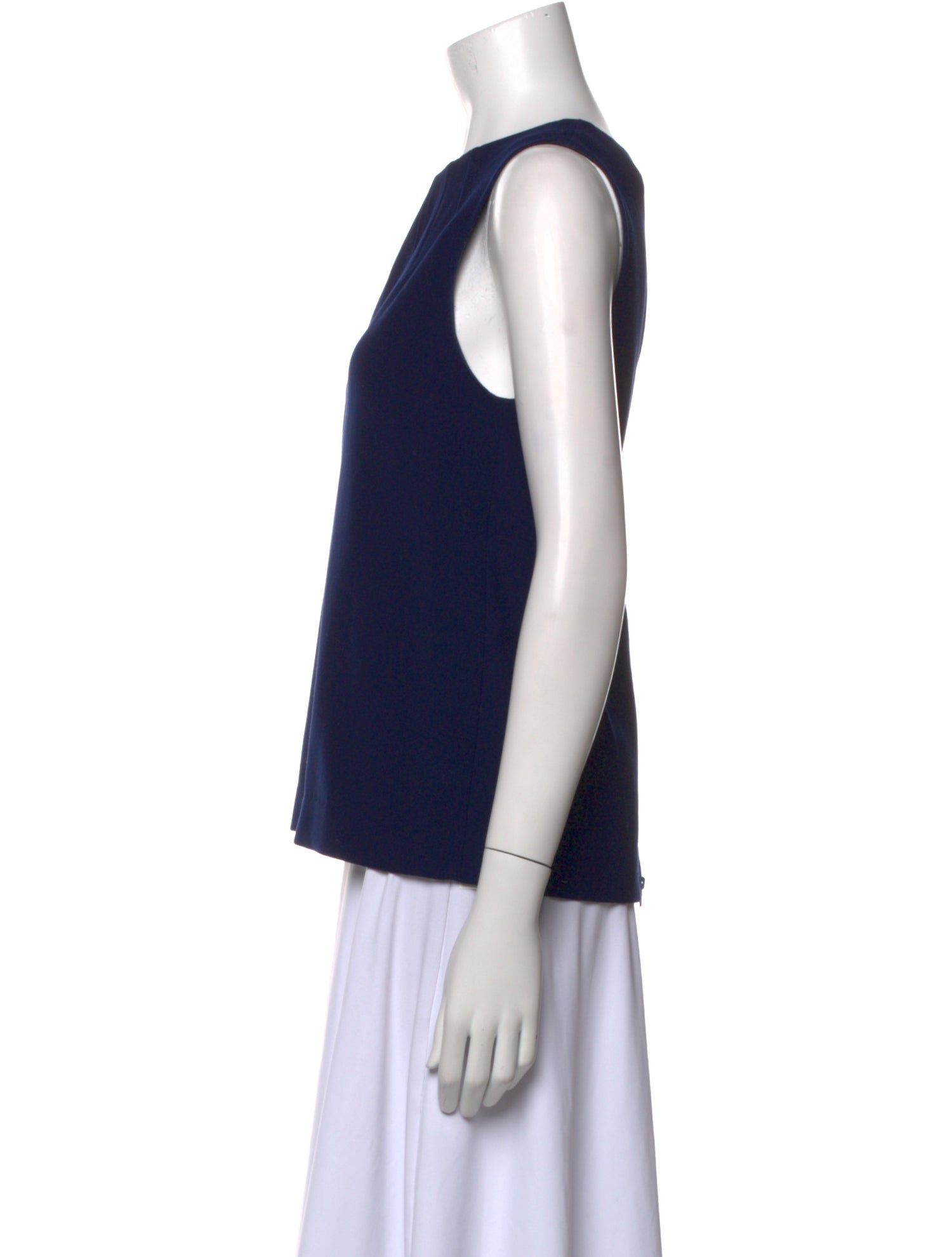 Diane von Furstenberg Crew Neck Sleeveless Top