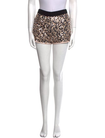Diane von Furstenberg Sequin Mini Shorts