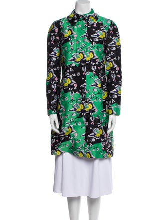 Diane von Furstenberg Wool Patterned Coat