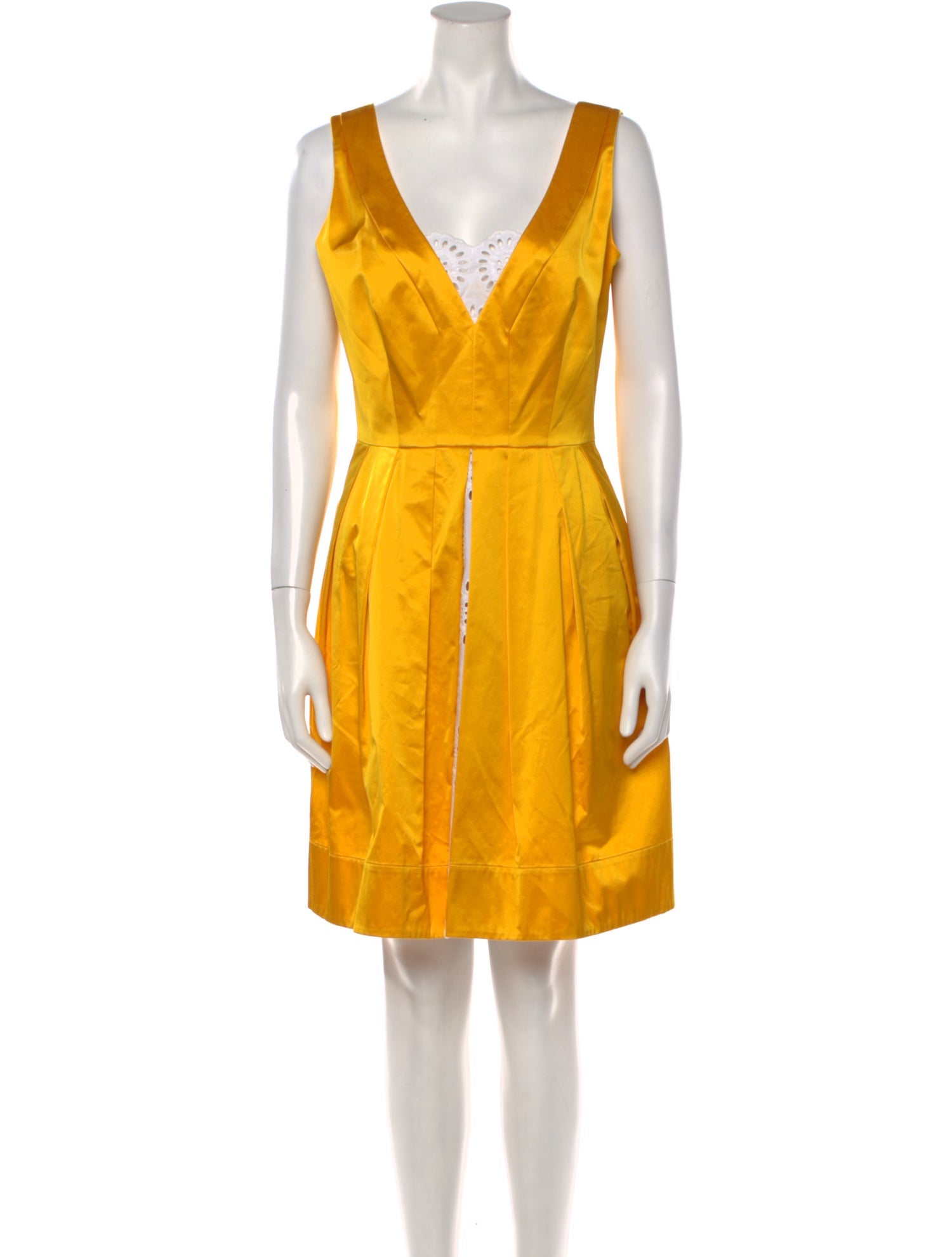 Diane von Furstenberg V-Neck Knee-Length Dress