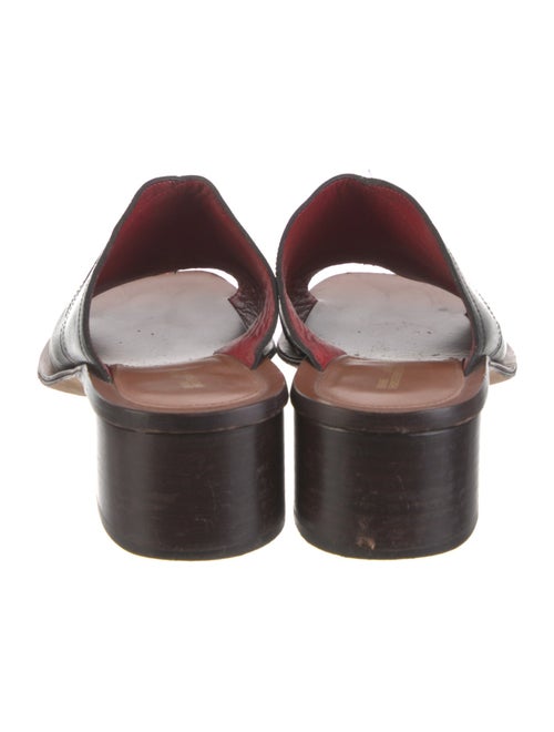 Diane von Furstenberg Leather Slides