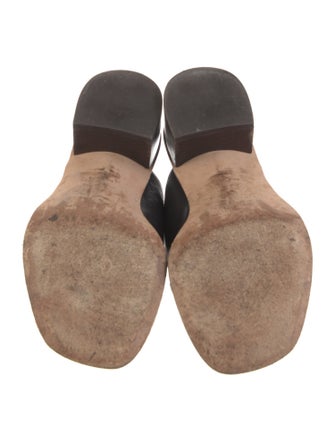 Diane von Furstenberg Leather Slides