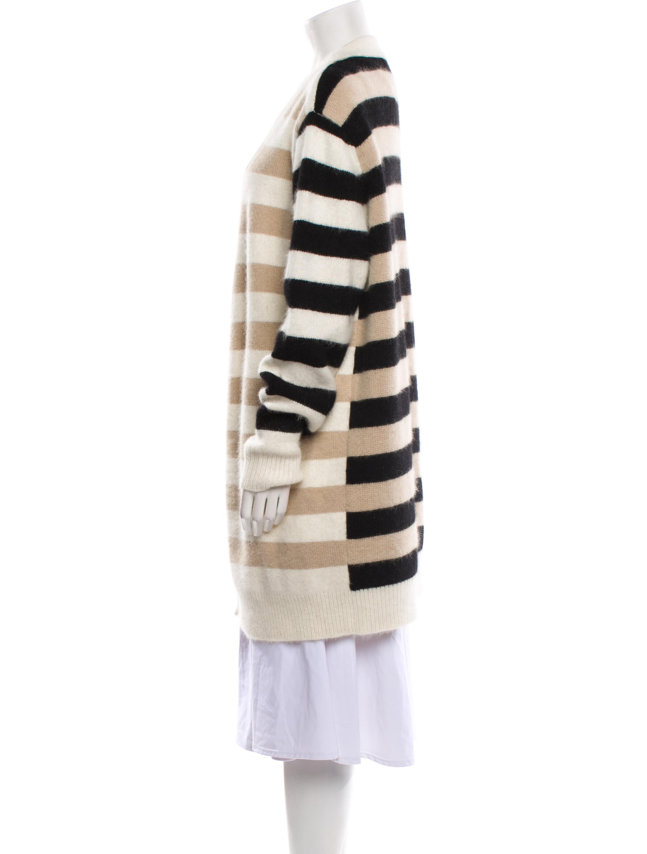 Diane von Furstenberg Angora Striped Sweater