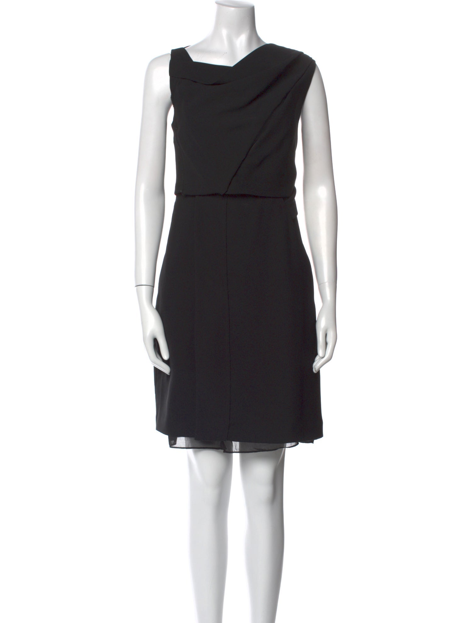 Diane von Furstenberg Cowl Neck Knee-Length Dress