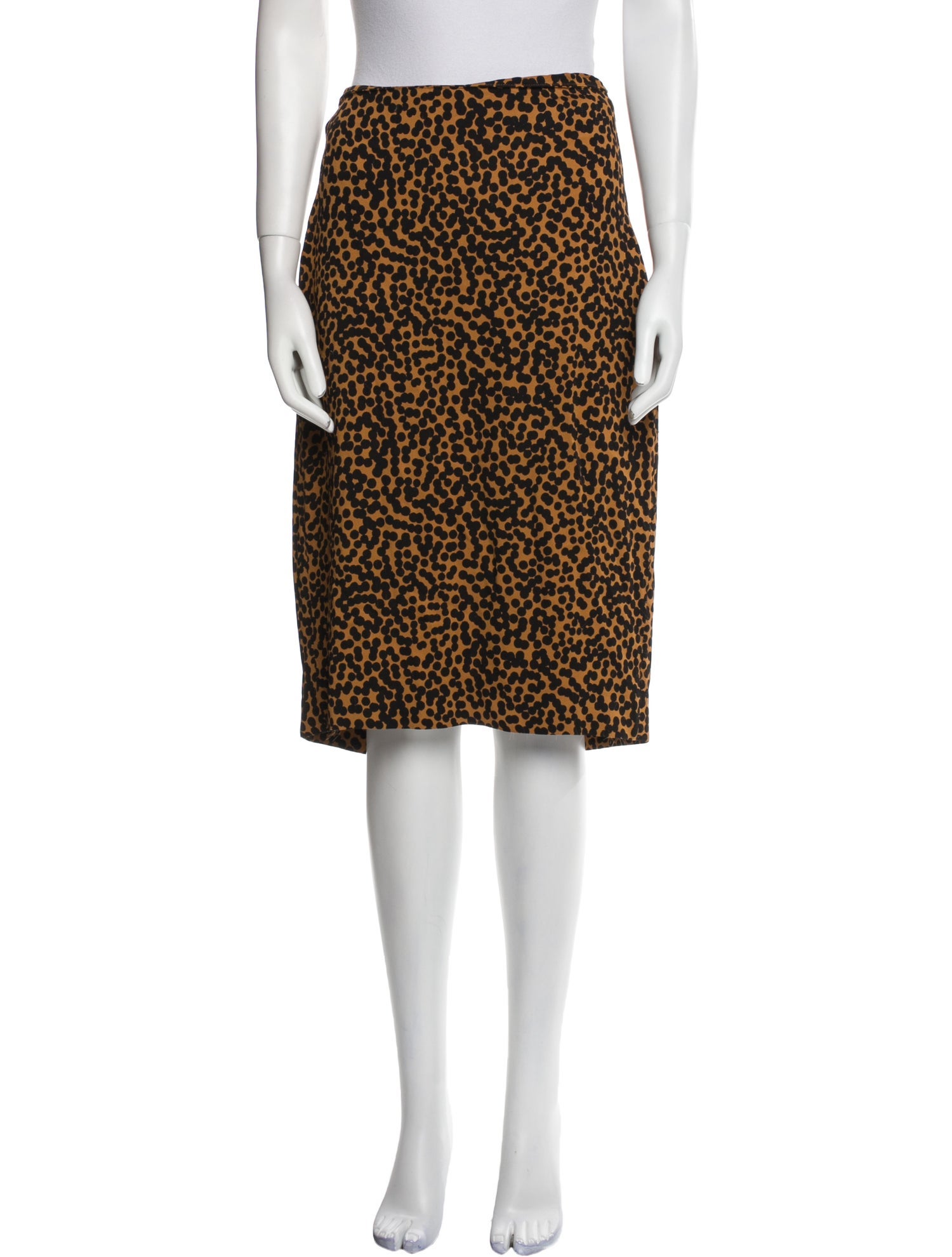 Diane von Furstenberg Animal Print Knee-Length Skirt