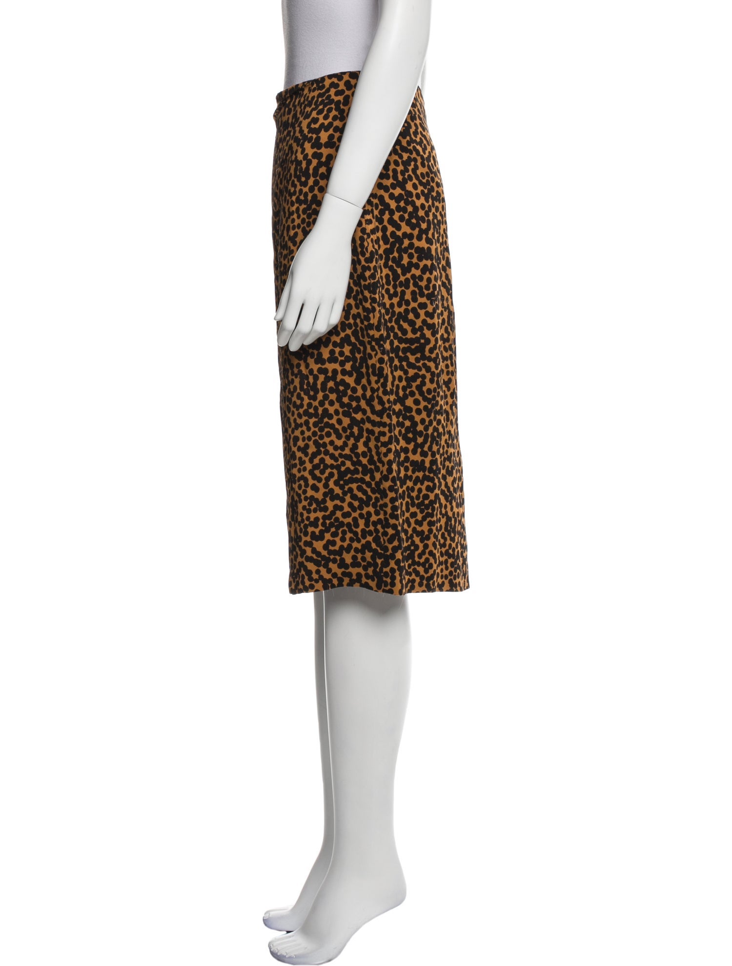 Diane von Furstenberg Animal Print Knee-Length Skirt